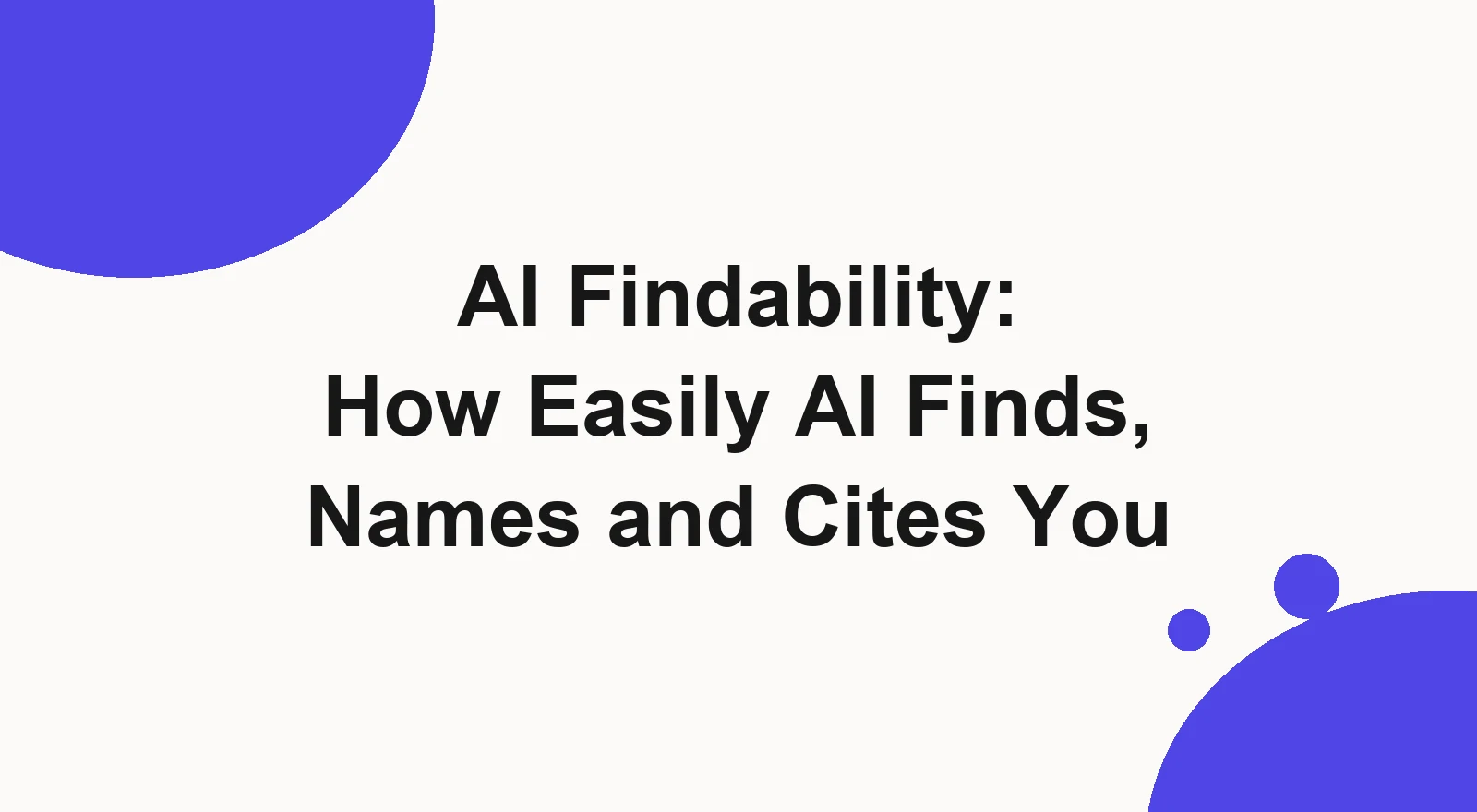 AI findability: in 9,978 ChatGPT and Gemini answers across 126 categories, the typical brand was named in 17.5% of its category, August 2026.