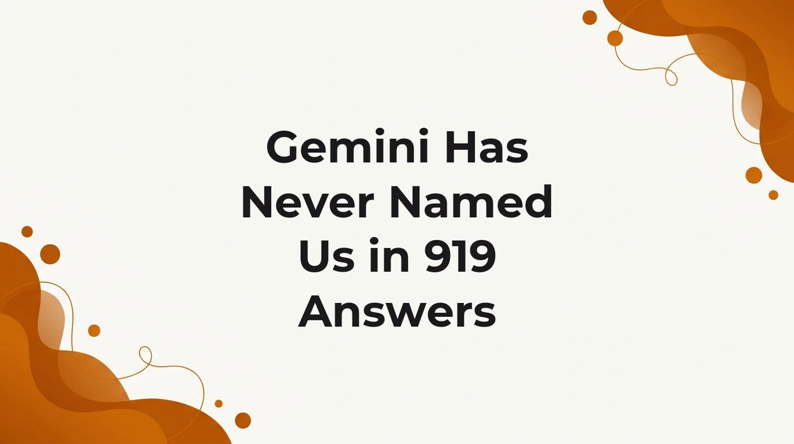 Gemini brand mentions across 919 answers to buyer questions in the AI visibility category over 28 days, with the date of the first GetIntel mention marked.